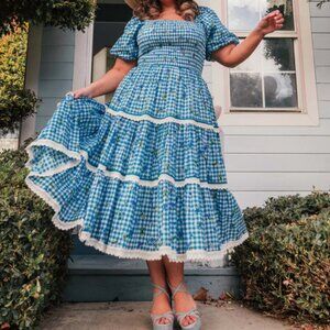 JessaKae Blueberry Muffin Dress Cottagecore 1x